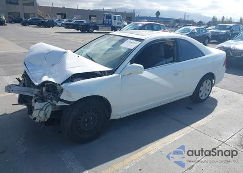 2002 Honda Civic Ex из США, поврежденный, VIN 1HGEM22912L004191